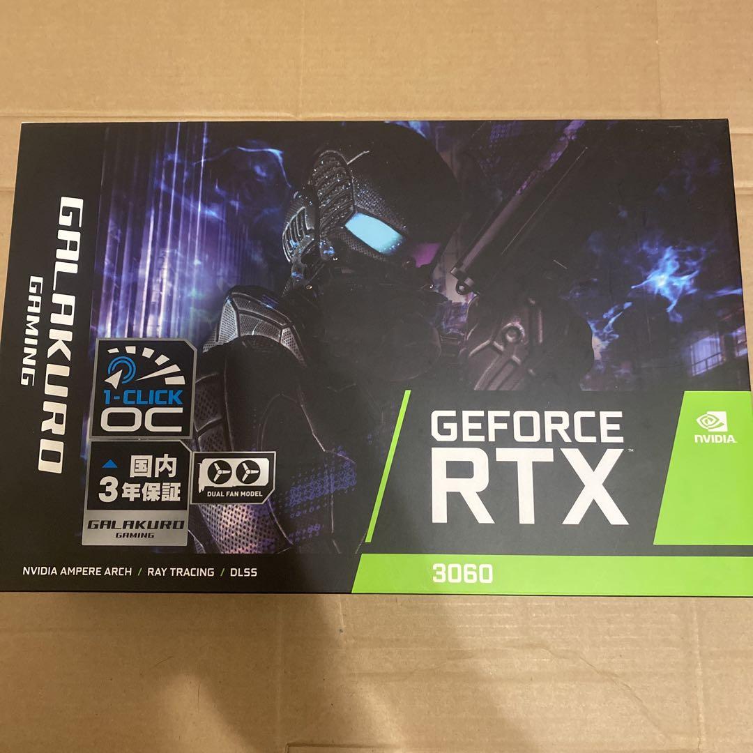 【新品未使用】GEFORCE RTX3060-E12GB/OC/DF