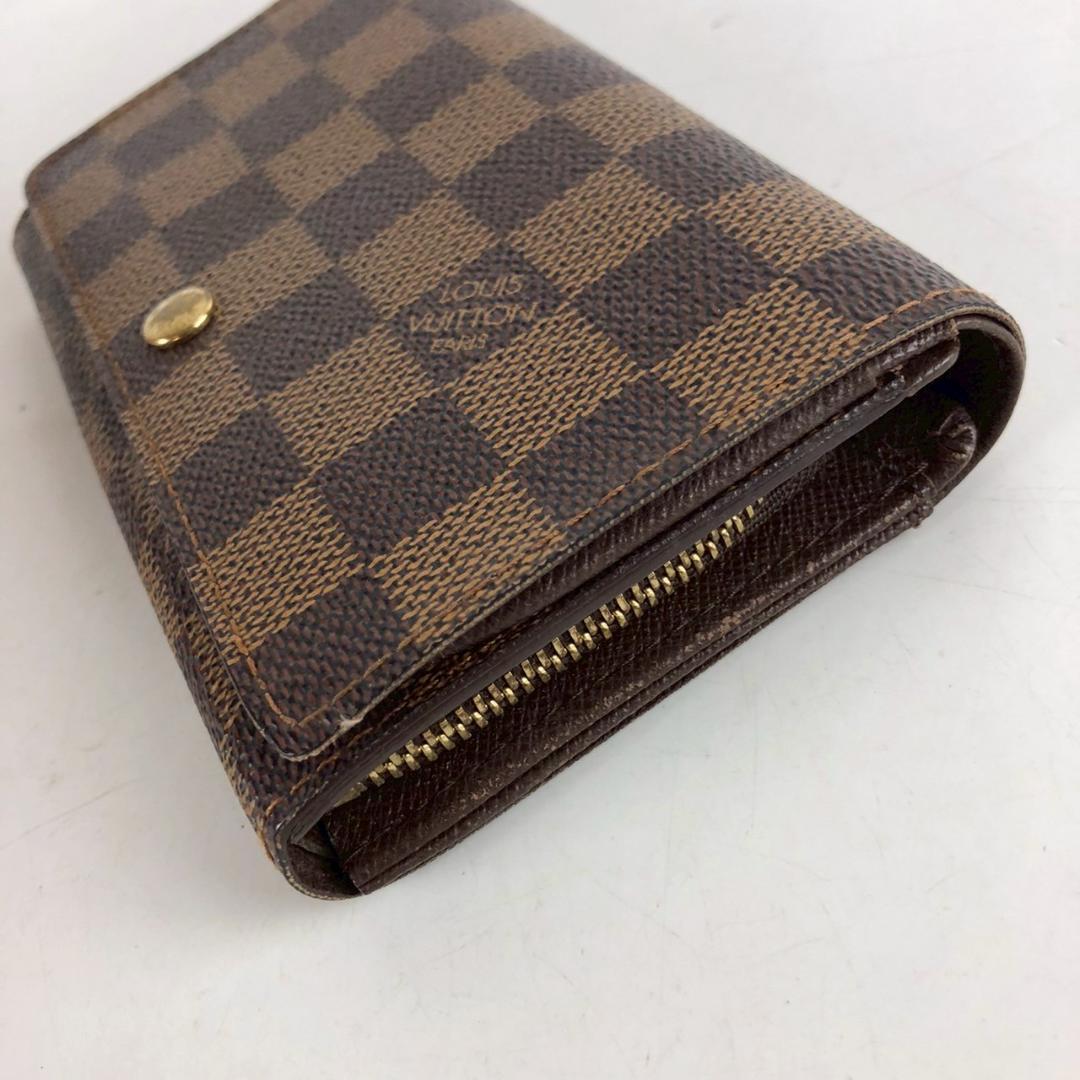 極美品】ルイヴィトン ダミエ ポルトモネ ビエ トレゾール LOUIS
