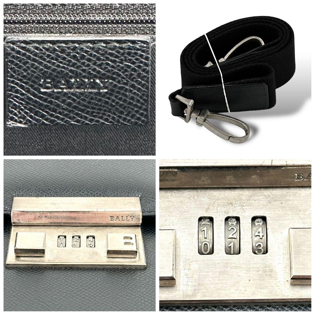 美品 バリー ビジネスバッグ ブリーフケース A4可 2way ダイヤルロック