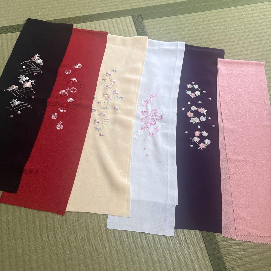 美品半衿6枚セット