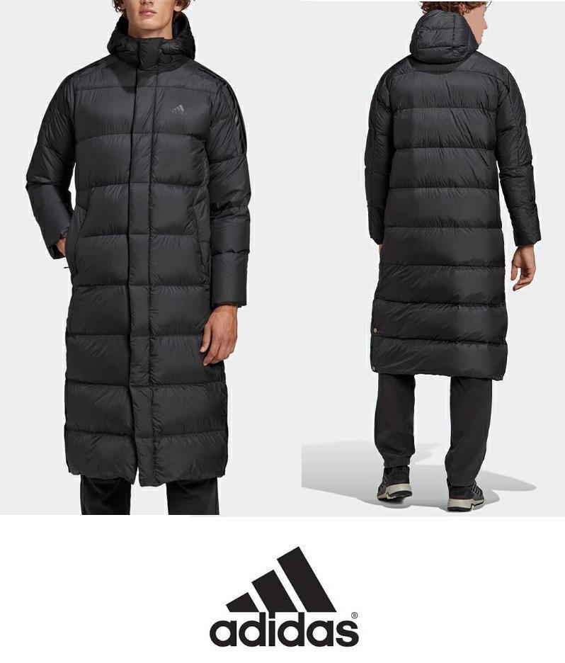 adidas ライトダウンコート4XO 定価2.5万 GE9995 ベンチコート