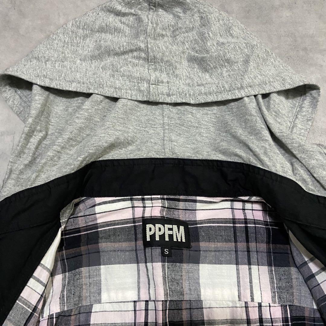 PPFM フードチェックシャツ Y2K - メルカリ