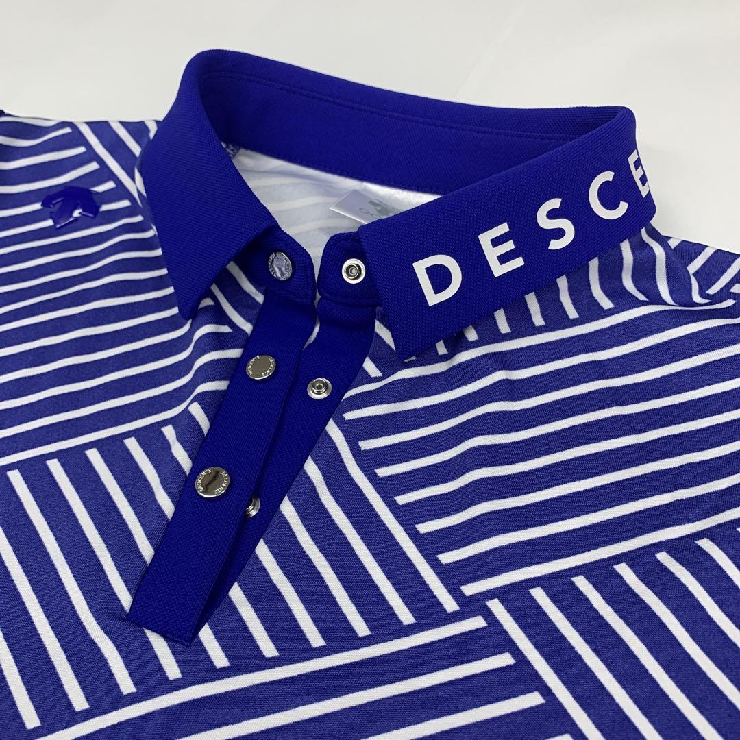 DESCENTE、デサント、ゴルフ、レディース、L、ブルー系、ノンスリーブ、人気