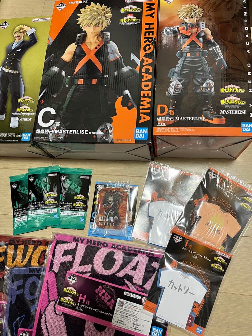 最安★爆豪づくし＋物間寧人 僕のヒーローアカデミア 爆豪 C賞 D賞 アクスタ