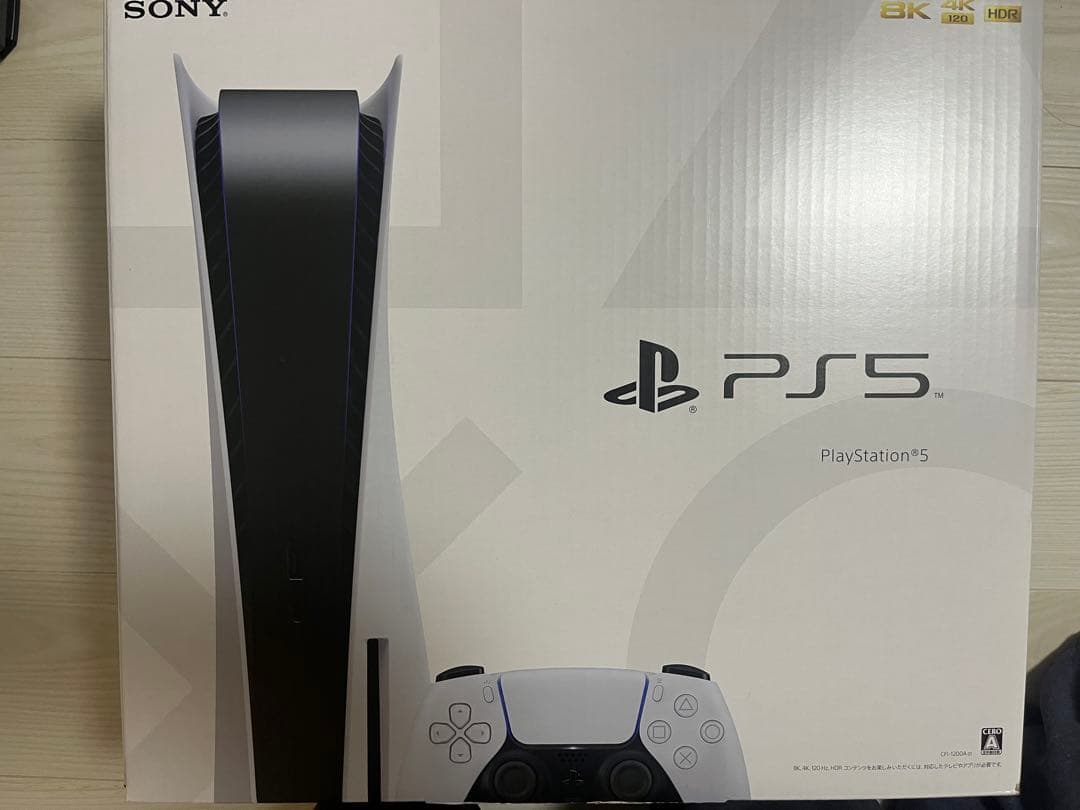 PlayStation 5 本体 + 背面コントローラー