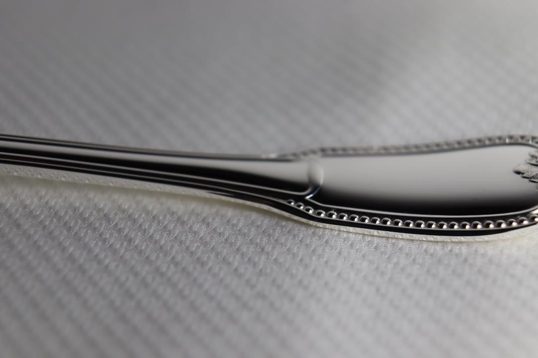 クリストフル■極美品■STERLING製オイスターフォーク■マルメゾン■Wネーム