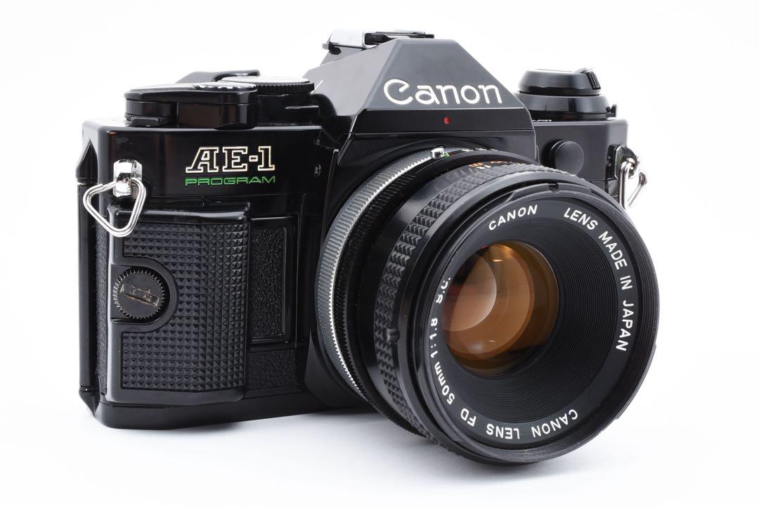 完動品　Canon AE-1 program フィルム一眼カメラ