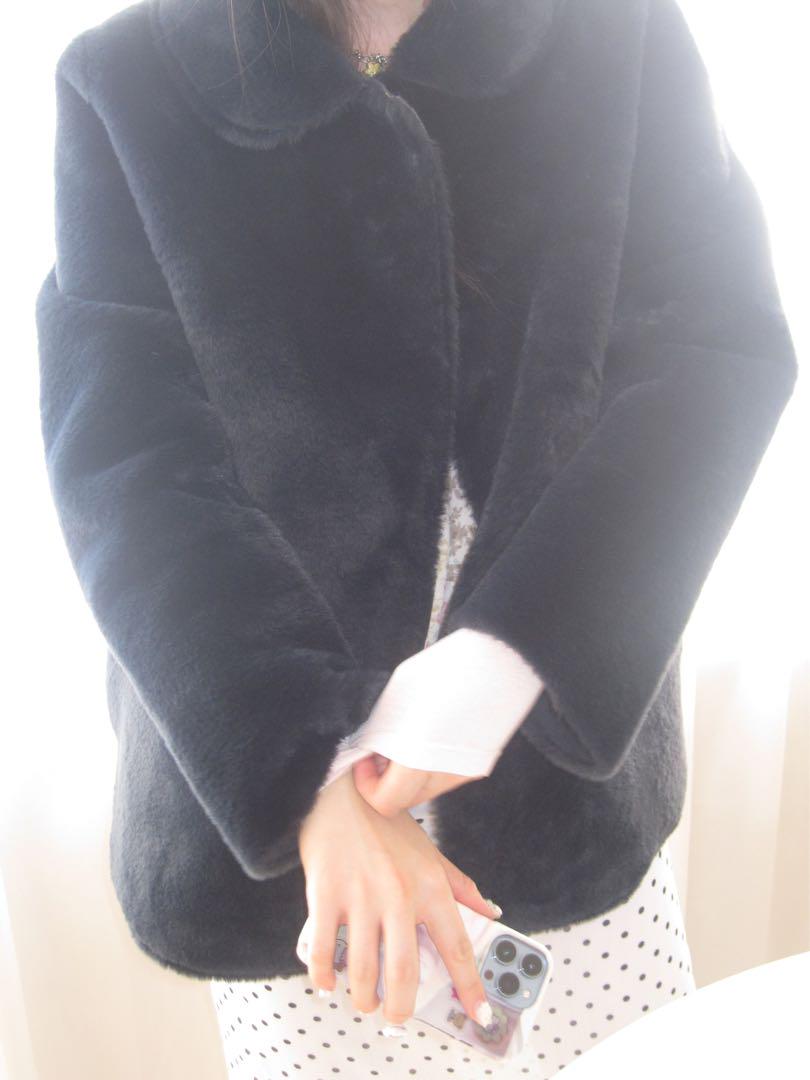 n.k atelier fake fur jacket
