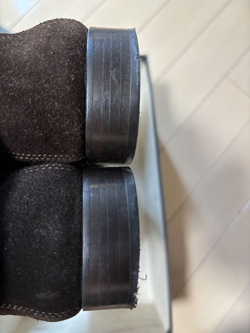 GUCCI ダークブラウン スエード ローファー43E 28cm