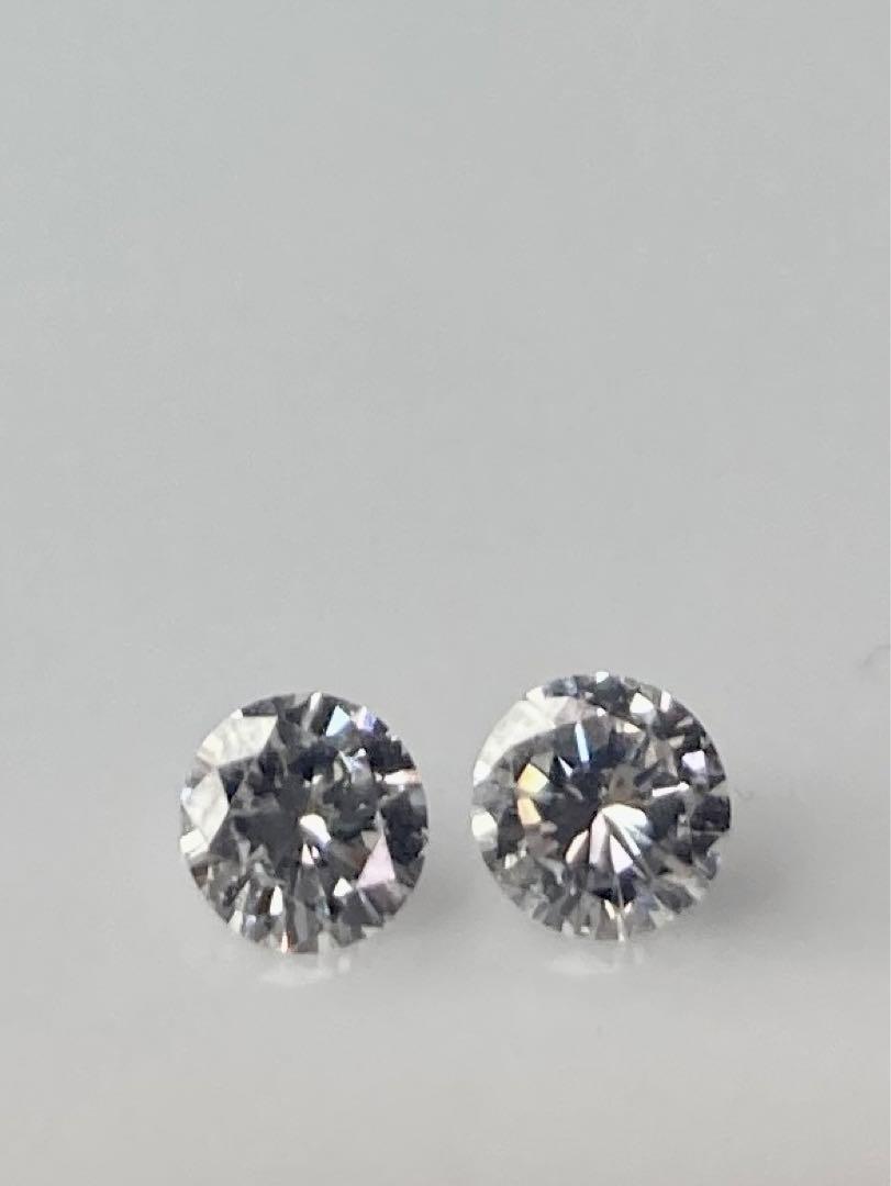 計0.5ct PT天然ダイヤモンドピアス 中央宝石研究所 計0.5ct PT天然ダイヤモンドピアス 中央宝石研究所