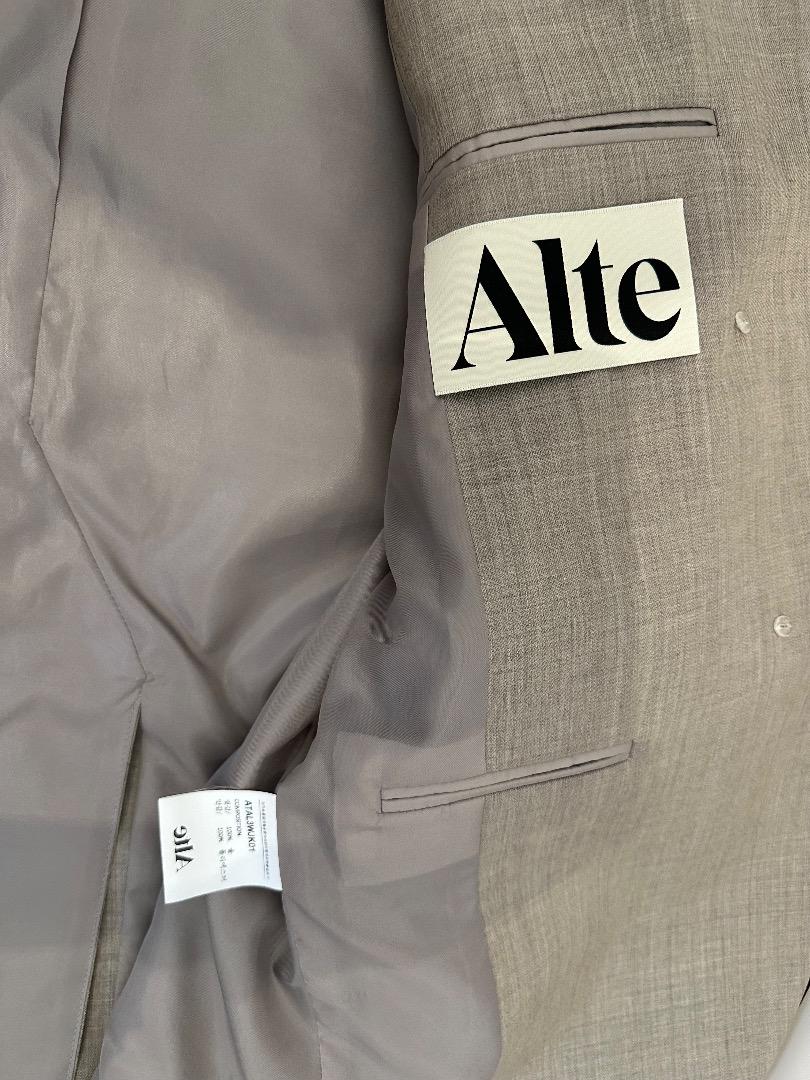 Alte. アルテ BELTED SOBORO W JACKET _ BEIGE