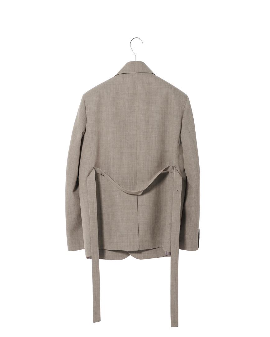 Alte. アルテ BELTED SOBORO W JACKET _ BEIGE