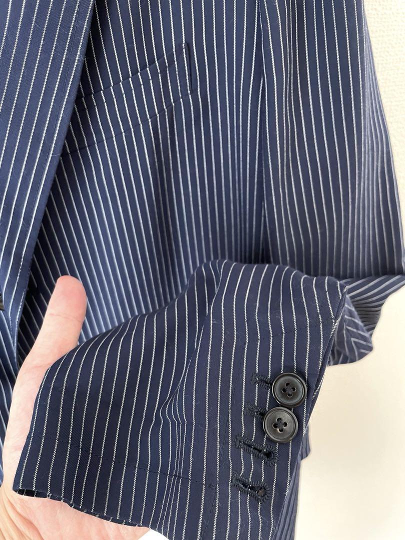 関税込*Dries Van Noten ピンストライプジャケット Blurs 関税込*Dries Van Noten ピンストライプジャケット Blurs