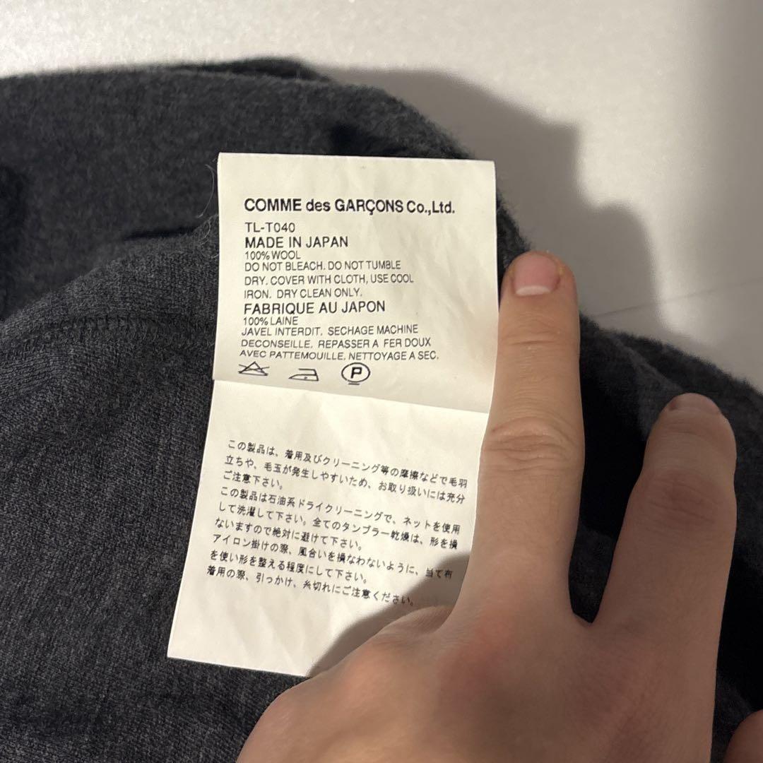 AW2003 COMME des GARÇONS wool tricot