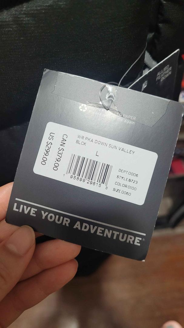 新品 Eddie Bauer ダウンジャケット