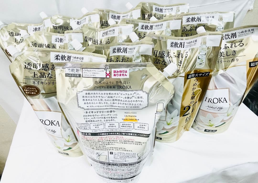 フレアフレグランス イロカ 柔軟剤 ネイキッドリリーの香り 1200ml×13