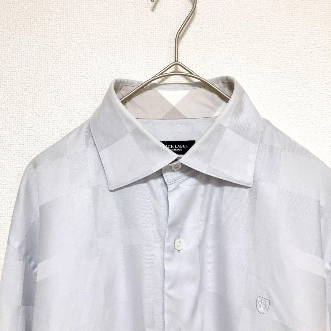 ブラックレーベルクレストブリッジ シャドーチェックシャツ ビジネス