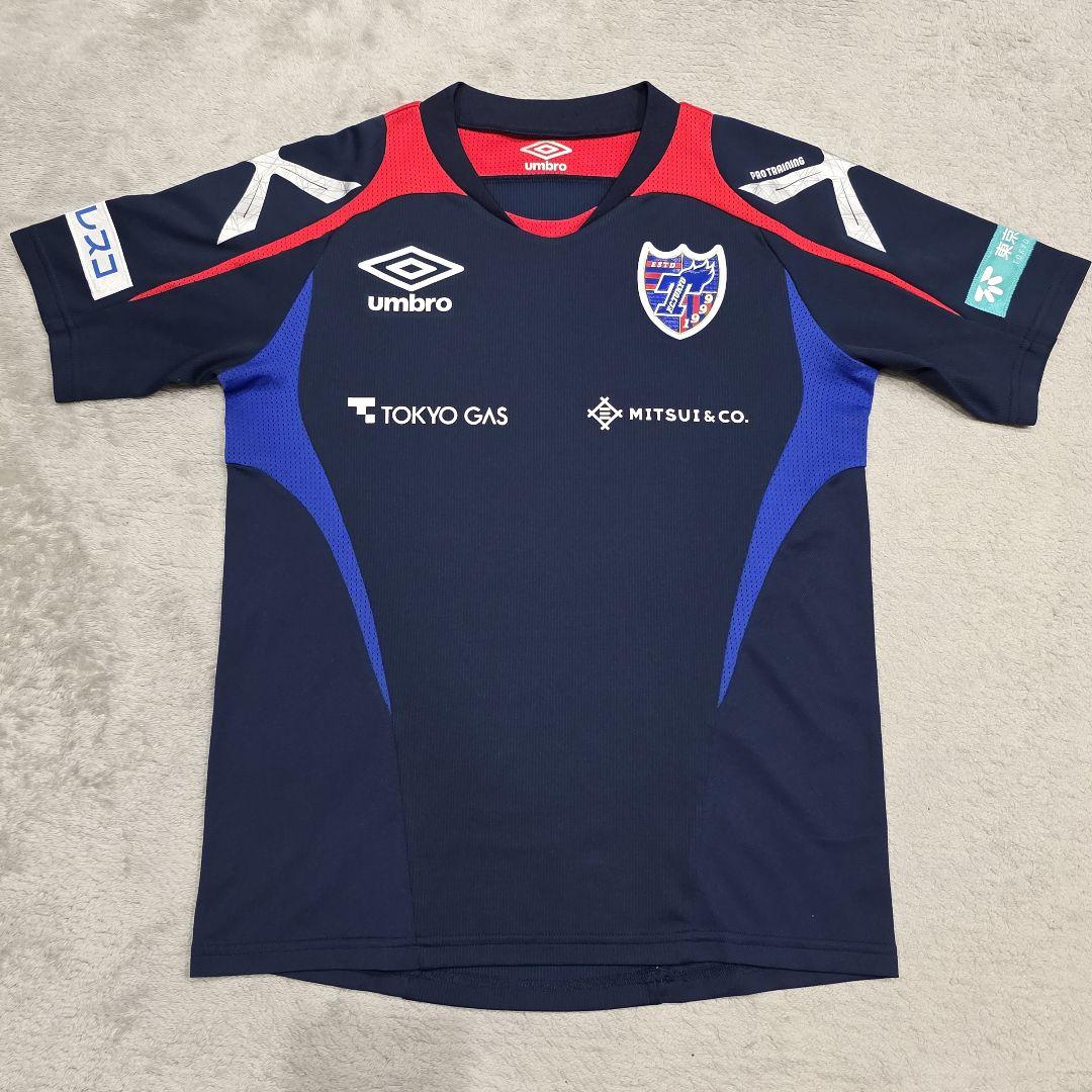 Umbro　アンブロ　FC東京　トレーニングシャツ　SS-S　ネイビー　Jリーグ