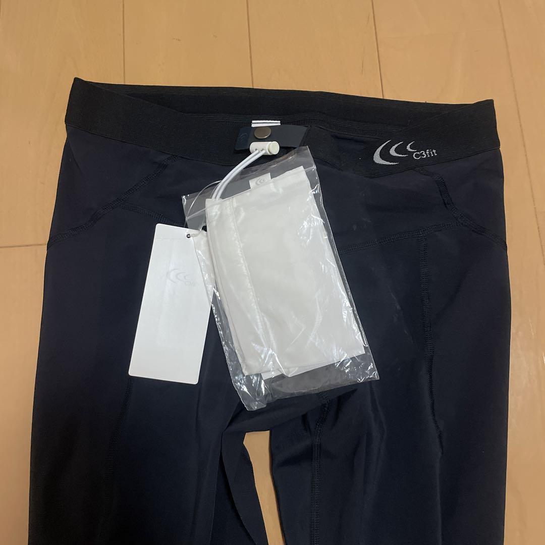 新品未使用　C3fit メンズ　Lサイズ　フォーカスサポートロングタイツ