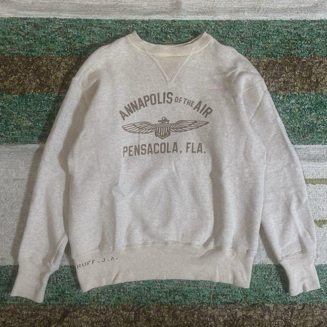 WAREHOUSE スウェット 長袖 オートミールL・WAREHOUSE
