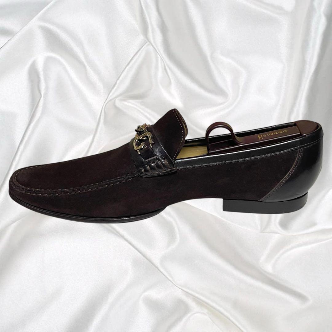 【DOLCE&GABBANA】美品ドルガバ チェーンローファー コンビレザー