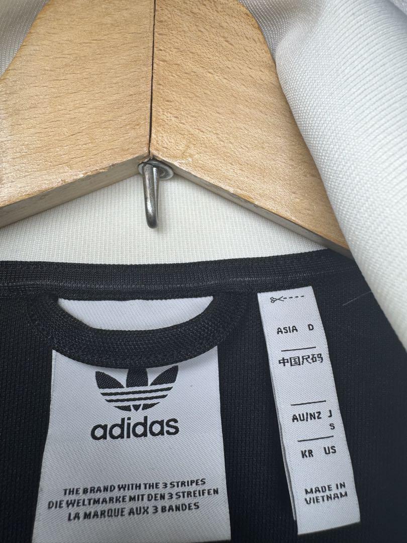 adidas ジャージ ブラック/ホワイト S