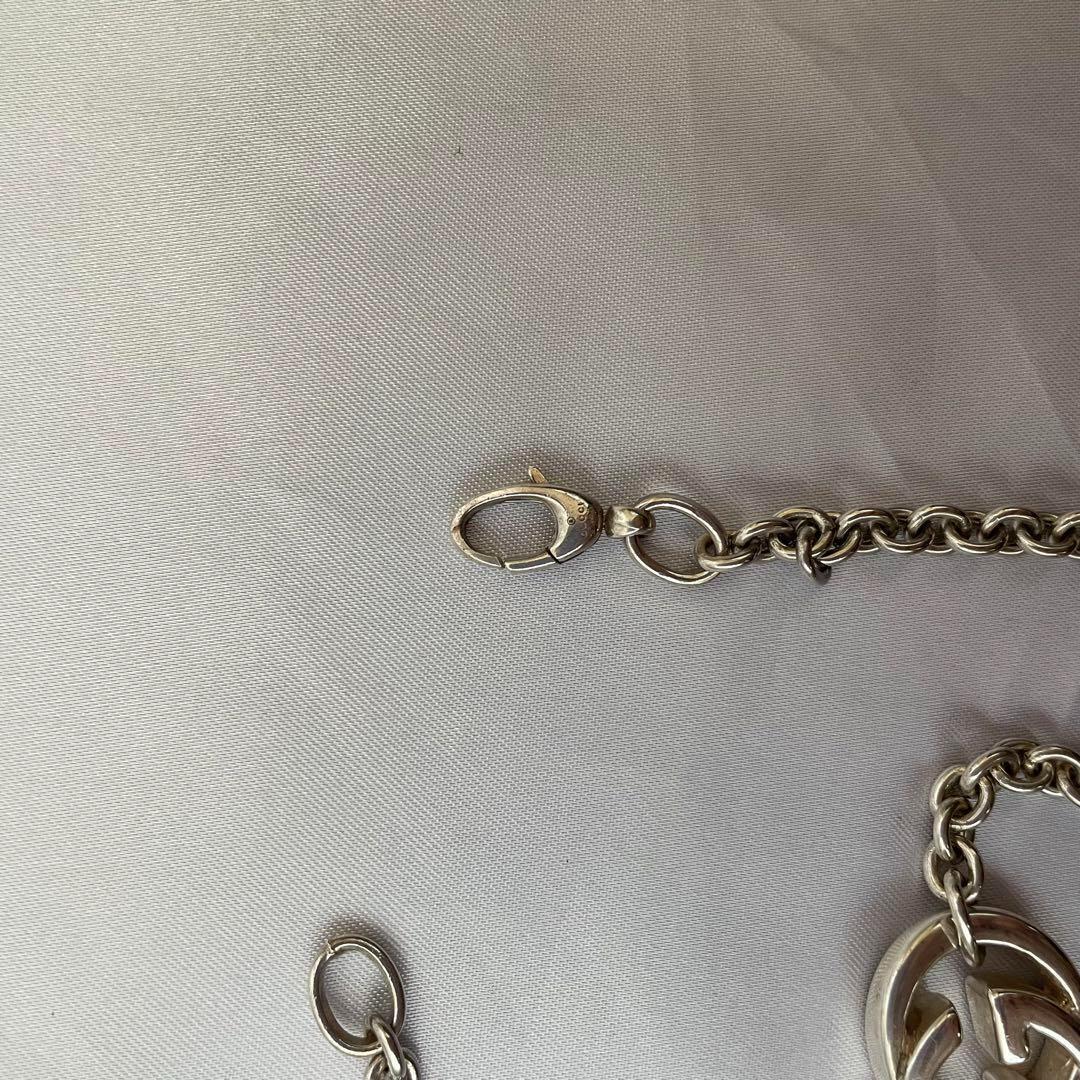 美品‼GUCCI　グッチ　インターロッキングGネックレス　SV925