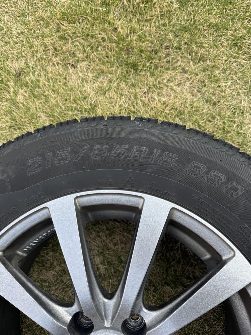 【送料込み】215/65R16 スタッドレス＆ホイール 4本セット