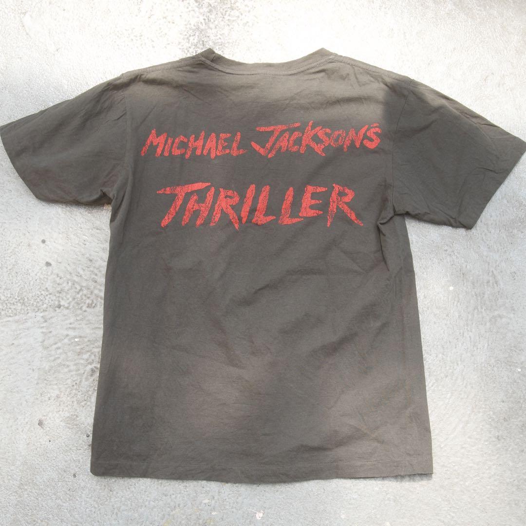 90s USA製 マイケルジャクソン　tシャツ　スリラー　シングルステッチ 90s USA製 マイケルジャクソン tシャツ スリラー シングル
