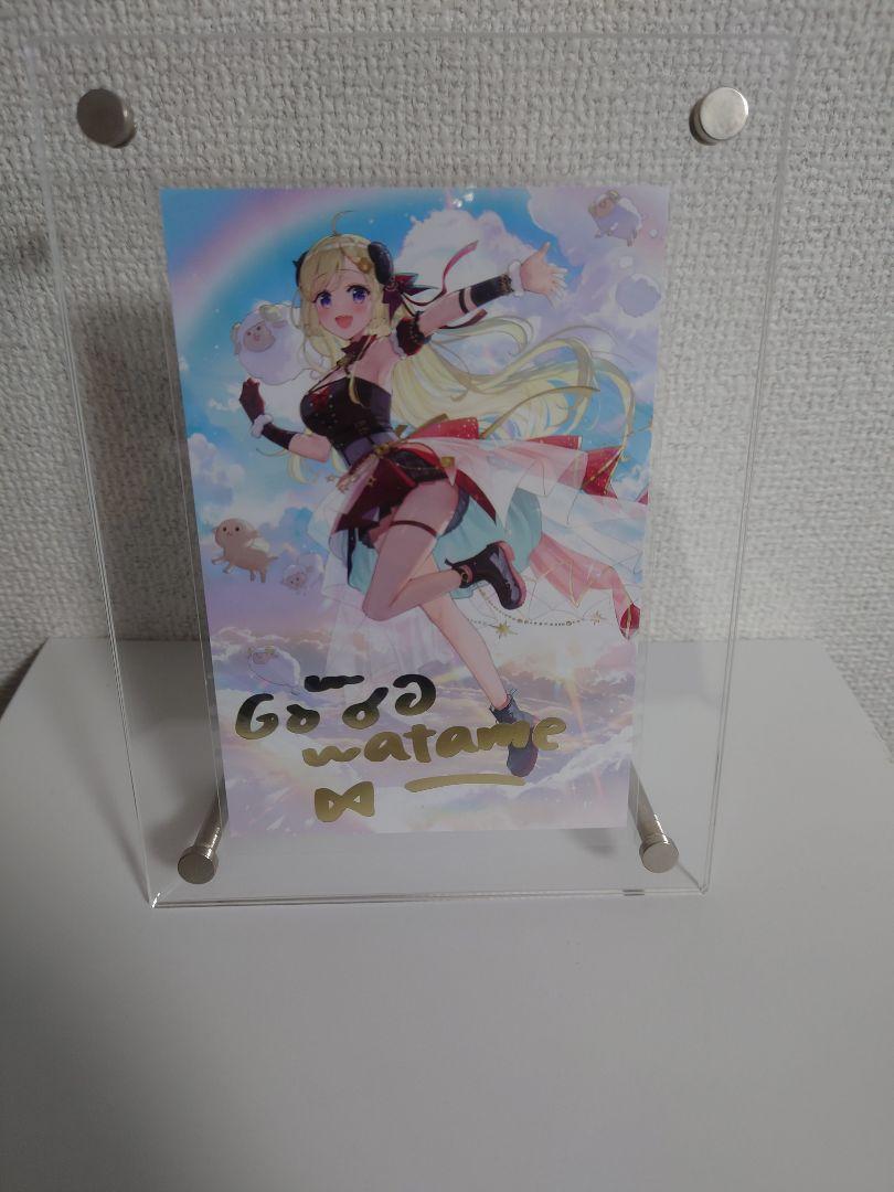 角巻わため　活動2周年記念　LEDアクリルスタンドライト　2周年記念ポストカード