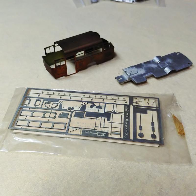 エコーモデル　いすゞBX41型「ボンネットバス」【1/80 キット・箱なし】