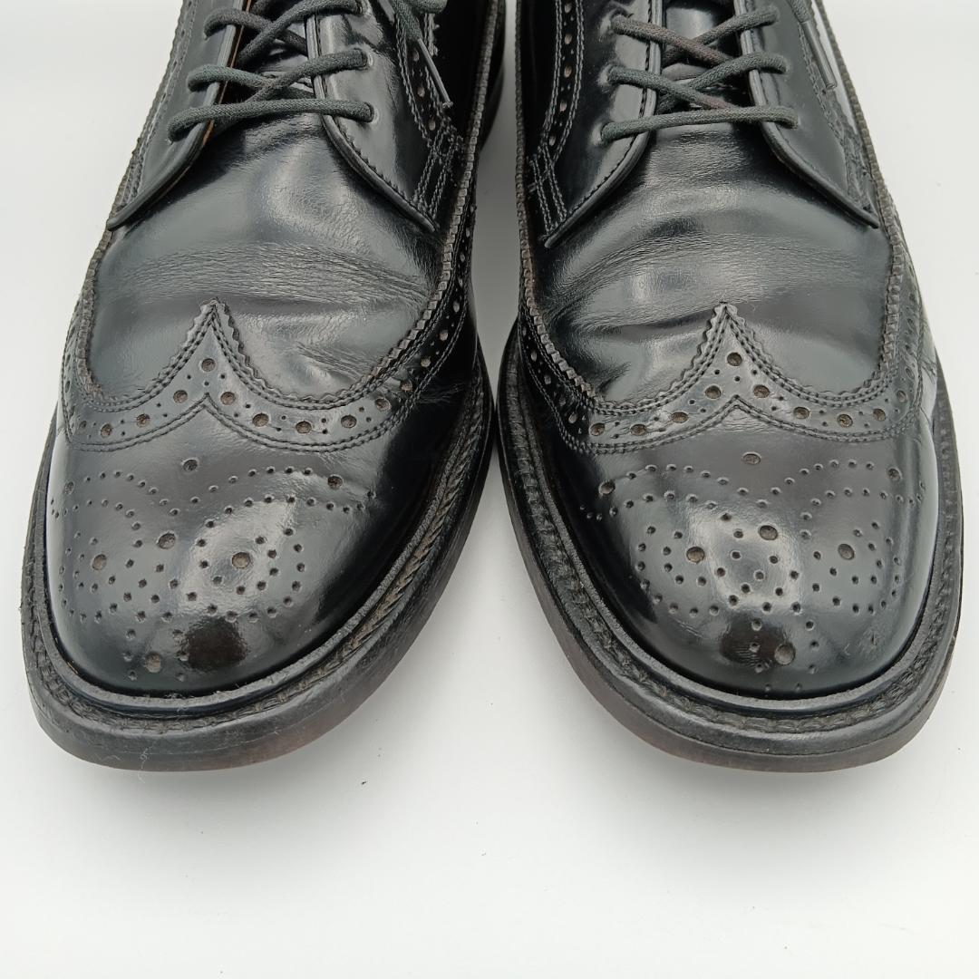 【美品】REGAL リーガル ウイングチップ ビジネス 黒 レザー 25.5㎝