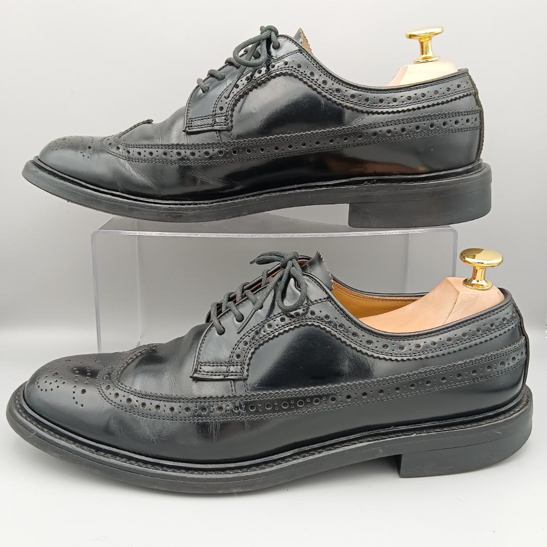 【美品】REGAL リーガル ウイングチップ ビジネス 黒 レザー 25.5㎝