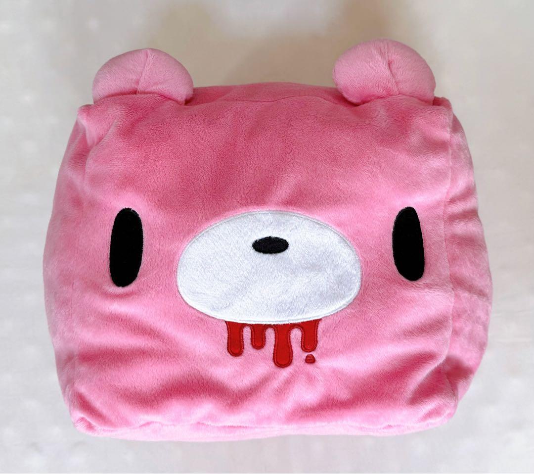 【レア】チャックスGP 顔 グルーミー キューブクッション ぬいぐるみ