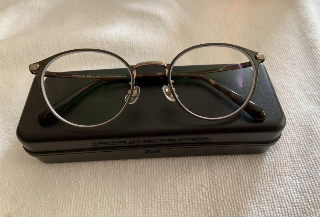未使用品Zoff ClassicMetal ZO243001-64E1ケース付き
