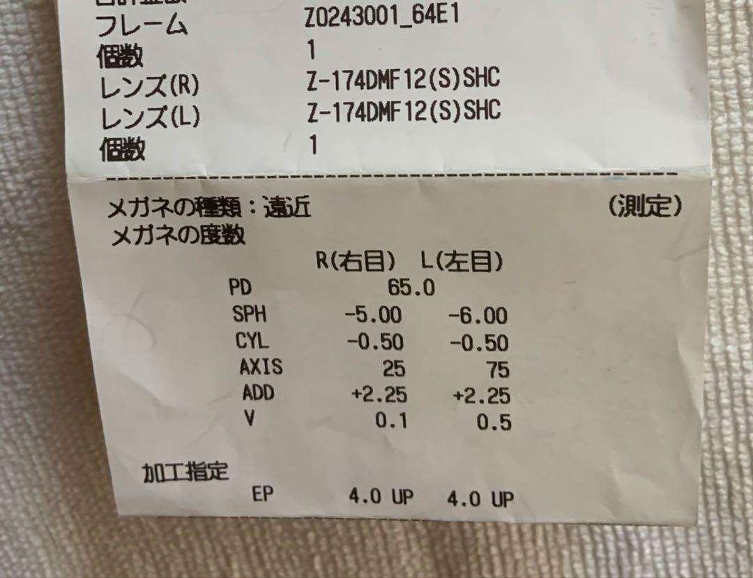 未使用品Zoff ClassicMetal ZO243001-64E1ケース付き
