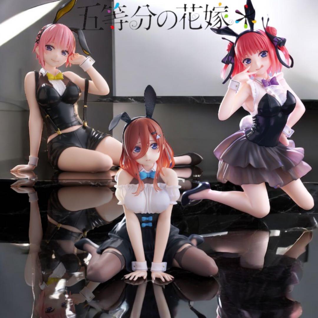 五等分の花嫁 一花・二乃・三玖 DeskTop Cute バニー タイクレ限定 五等分の花嫁＊ Desktop Cute 中野一花&ニ乃&三玖～バニーver