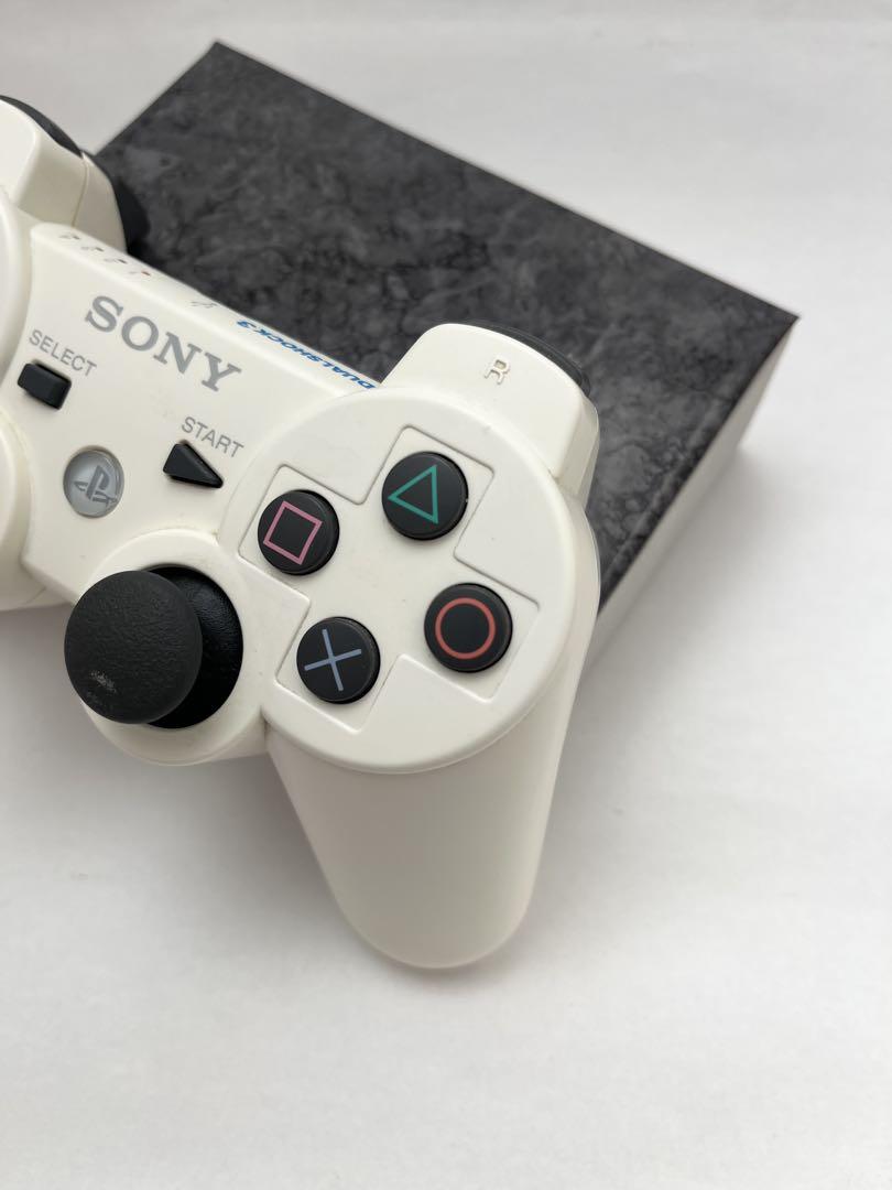 ジャンク】SONY PS3 コントローラー ホワイト - メルカリ