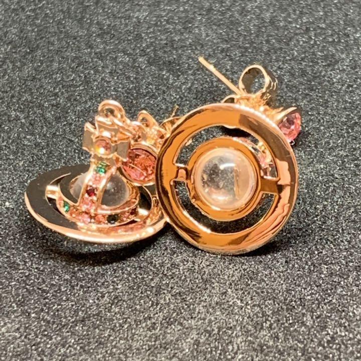 人気限定SALE ヴィヴィアンウエストウッド ドロップピアス ピンクゴールド ghine-m17503634738 ピアス プチオーブ 安い100%新品