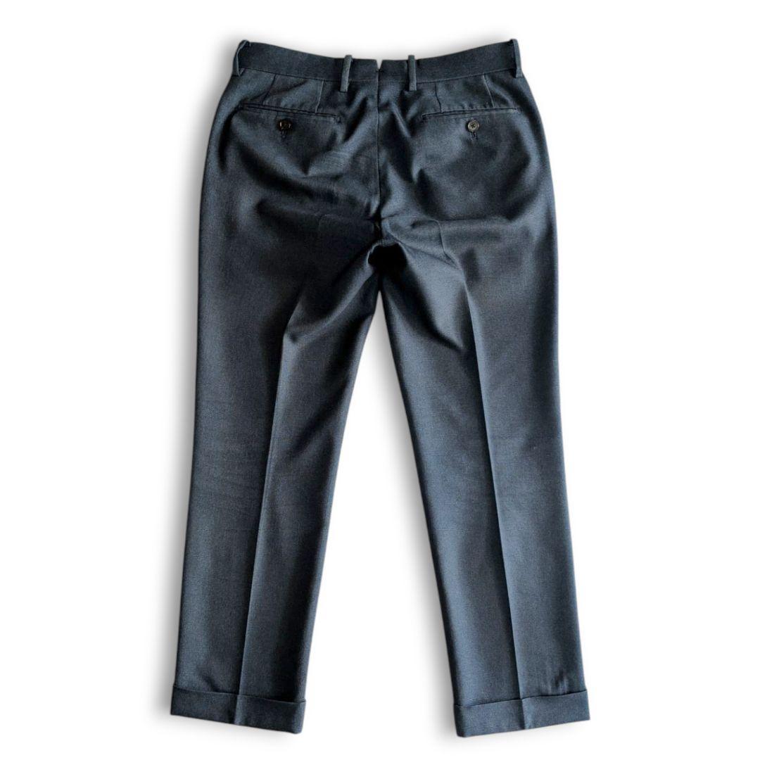 【超美品】マッキントッシュトロッタースラックスパンツダークネイビー38 マッキントッシュフィロソフィー トロッター スラックス 38