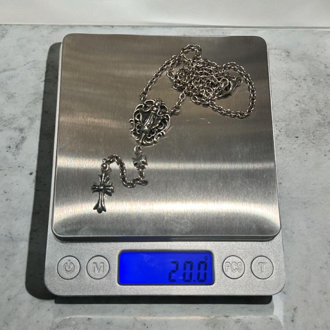 シルバー925 ロザリオネックレス 50cm マリア クロスネックレス