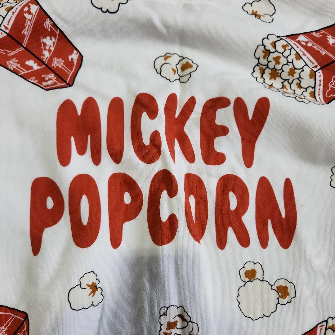 ディズニー　スウェット　プニュズ　PUNYUS　ミッキーポップコーン　サイズL