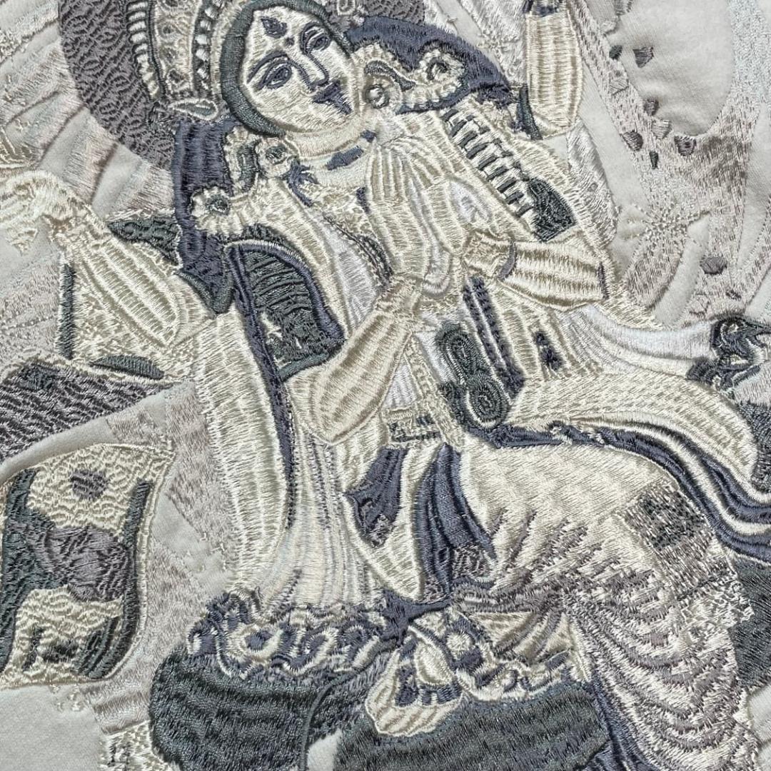 Supreme 神の刺繍デザイン パーカー