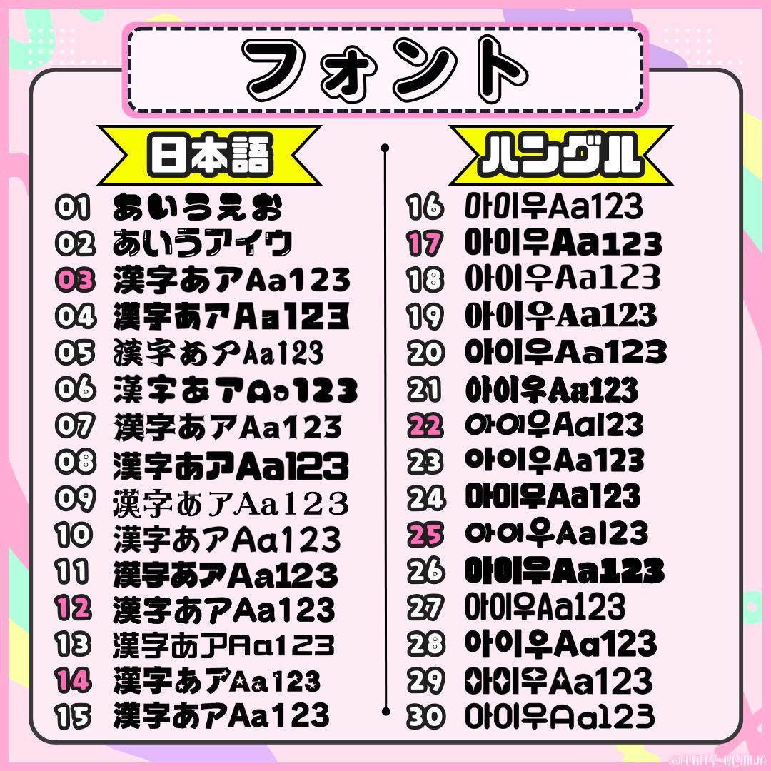 うちわ屋さん オーダーページ うちわ文字 連結文字 ネームボード