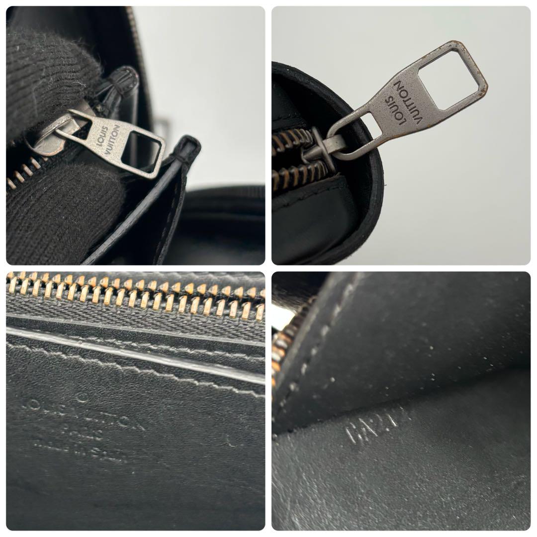 美品✨ルイヴィトン ダミエアンフィニ ジッピー XL レザー 黒 N61254