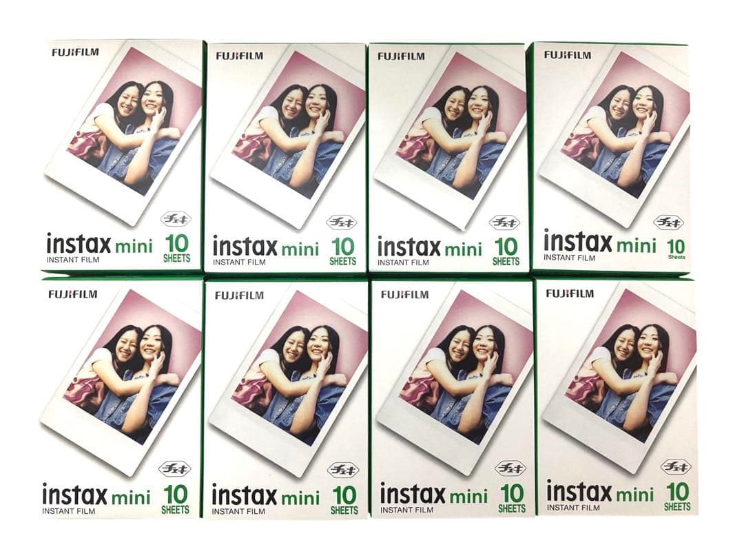 新品未開封　フジフイルム チェキフィルム instax mini 10枚×8箱