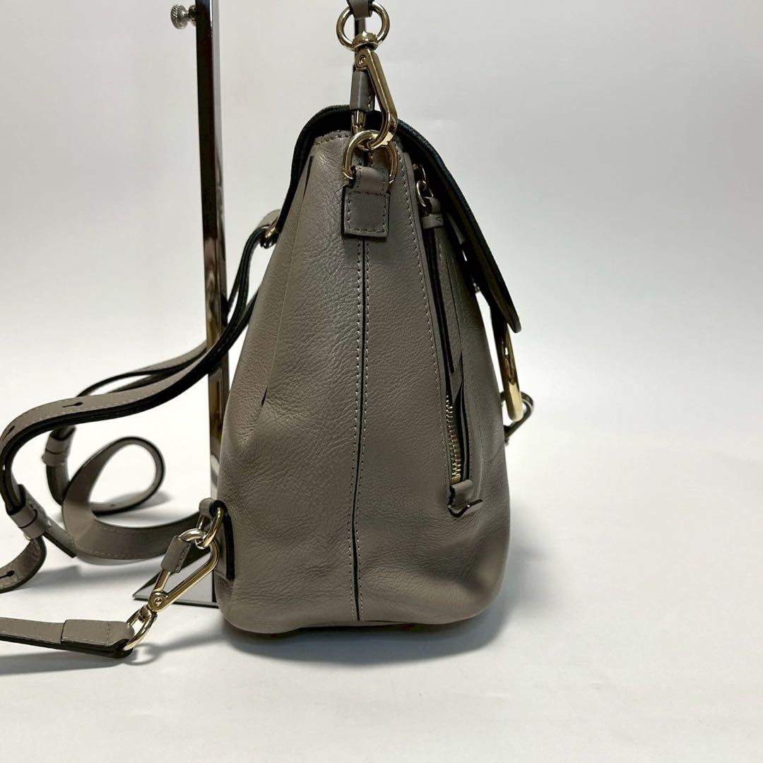 p13【美品】クロエ　フェイ　レザー　スエード　2way リュック　ショルダー