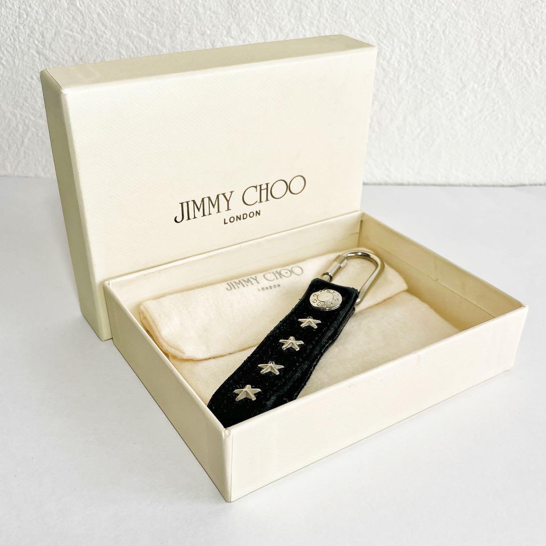 美品【ジミーチュウ】チャーム付きキーリング　ストラップ