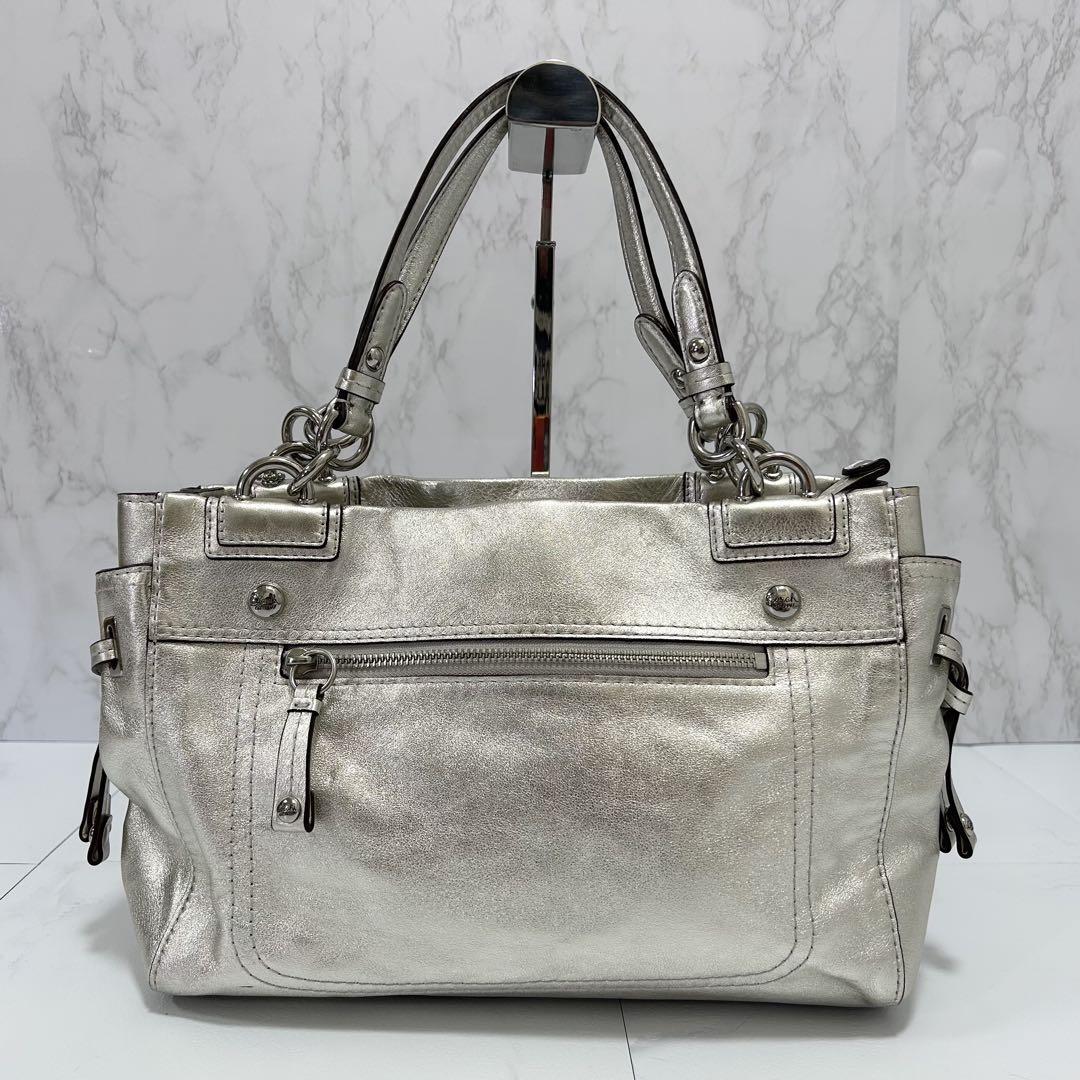 ◎極美品◎ COACH ターンロック レザー トートバッグ 肩掛け