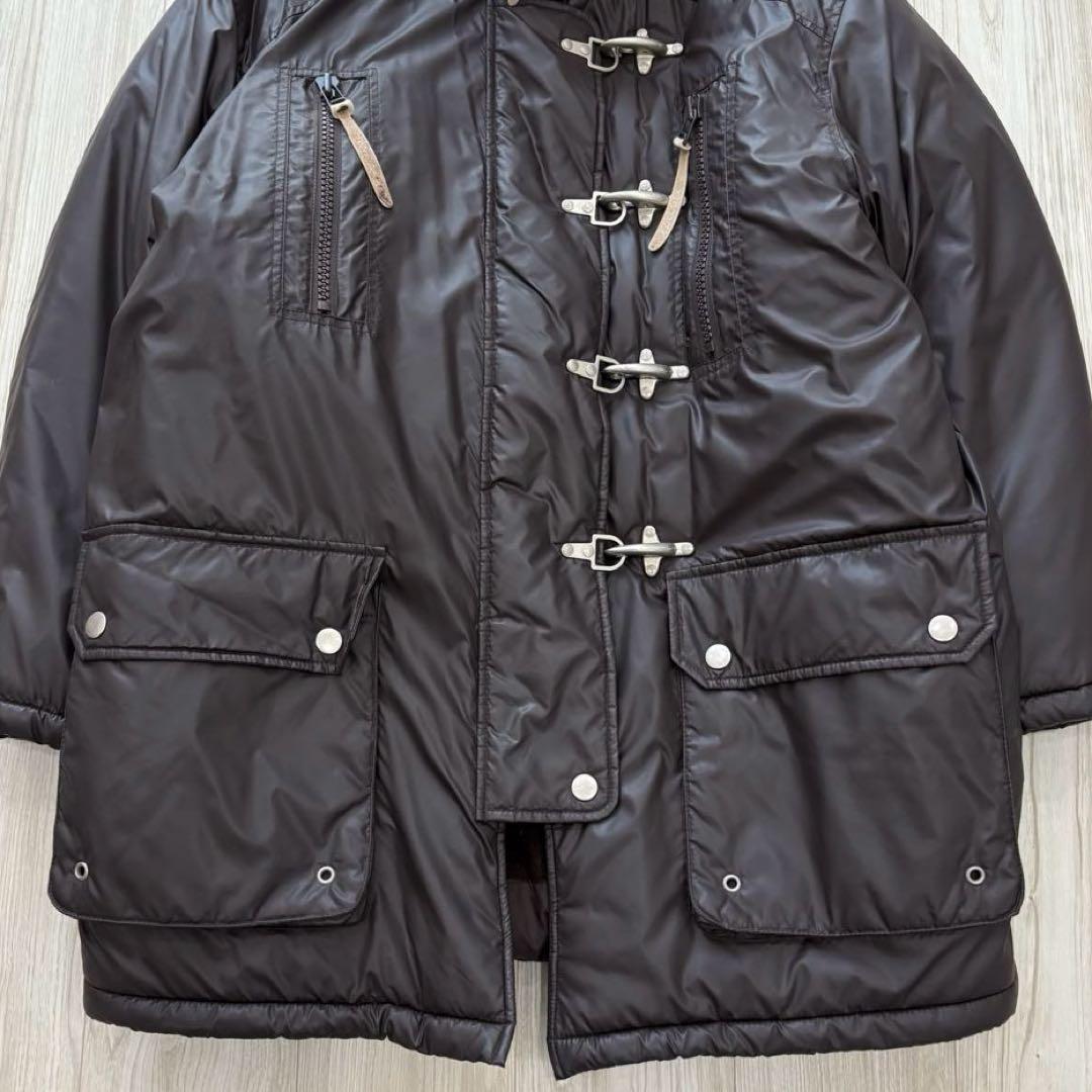 【希少】メンズティノラス ファイヤーマンコート ブラウン フリーサイズ XL相当